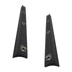 63-91 Jeep Grand Wagoneer Front Door Outer Window Belt Weatherstrip Sweep PAIR