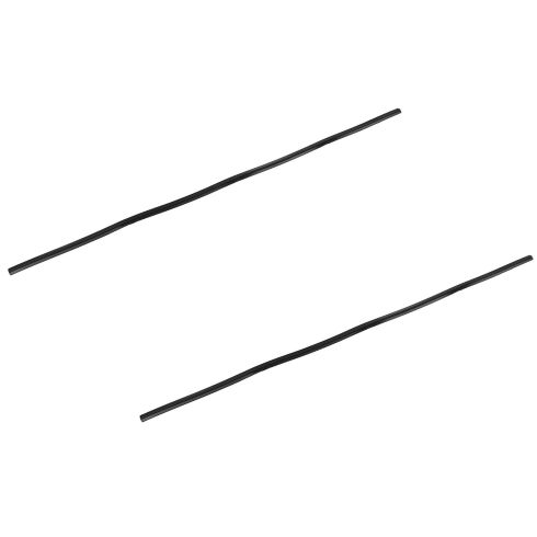 70-93 Ford L-Series Heavy Duty Truck Front Door Window Glass Run Channel Weatherstrip PAIR