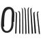 81-91 Suburban, C/K; 87-91 R/V Crew Cab Complete Frt & Rear Door Wthrstrip & Belt Seal Kit (Set 16)