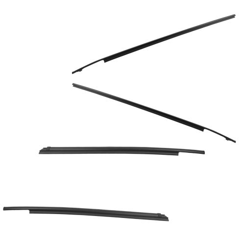 07-15 Toyota Tundra (Double/Ext Cab) Frt & Rr Dr Outer Belt Weatherstrip Molding Kit (Set of 4) (TY)