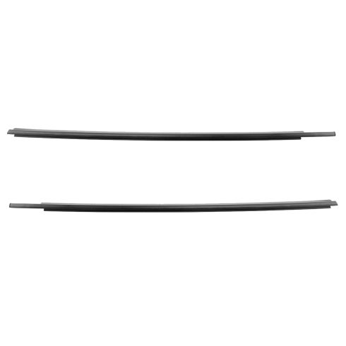 03-09 Toyota 4Runner Front Door Glass Outer Belt Molding Weatherstrip Seal Pair (Toyota)