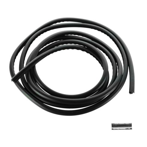 87-95 Jeep Wrangler Hardtop 1/4 Glass Window Molding w/Clip LR = RR