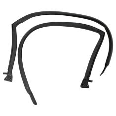 73-76 Dodge Dart, Plymouth Duster 2dr Fastback Roofrail Weatherstrip Seal Pair