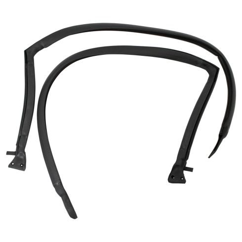 73-76 Dodge Dart, Plymouth Duster 2dr Fastback Roofrail Weatherstrip Seal Pair