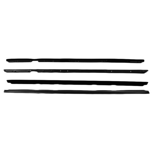 1980-86 Chevy Monte Carlo Pontiac Grand Prix Window Weatherstrip Sweep Deluxe Set