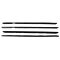 1980-86 Chevy Monte Carlo Pontiac Grand Prix Window Weatherstrip Sweep Deluxe Set
