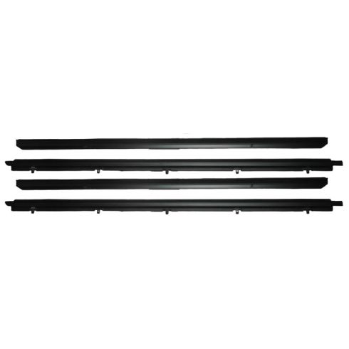 1982-93 Chevy S-10 pickup Blazer GMC S-15 Jimmy Front Door 4pc Window Sweep Weatherstrip Kit