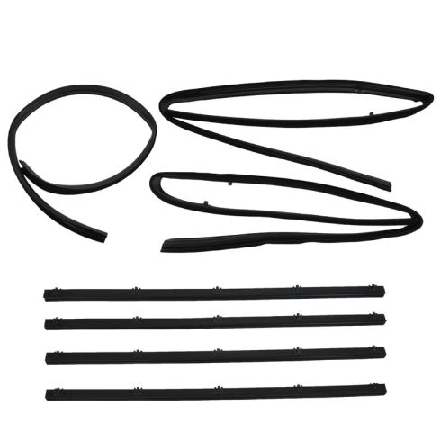 Dodge Pickup 8pc Window Sweep and Run Channel Weatherstrip Kit