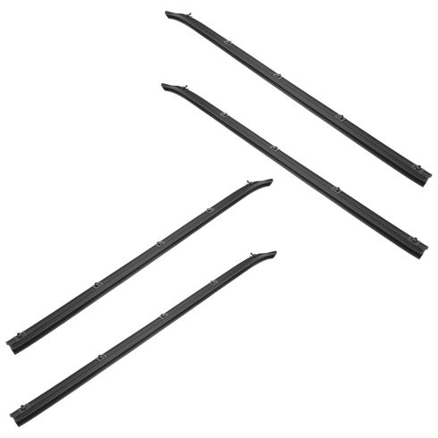 72-93 Dodge Pickup 4pc Window Sweep Set