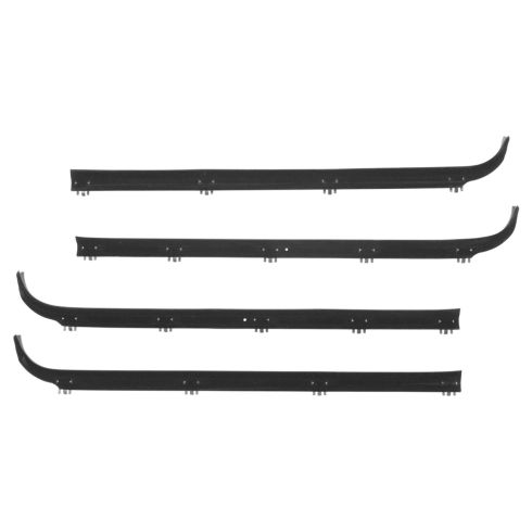 87-96 Ford Bronco; 87-96 F150; 87-97 F250, F350 Pickup Bronco Window Sweep 4 Piece Set