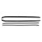 70-81 Chevy Pontiac Camaro Firebird Window Sweep 4 Piece Set with Round Chrome B