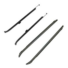 80-90 GM Full Size RWD Frt Door Inner & Outer Window Sweep SET of 4
