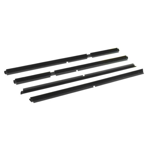 99-04 Jeep Grand Cherokee Front & Rear Door Outer Window Sweep Set