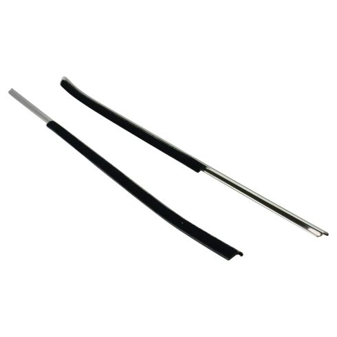 63-66 Chevy Corvette Convertible Inner Window Sweep Belt Weatherstrip PAIR