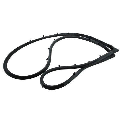 77-83 Jeep CJ-5; 77-86 CJ-7; 81-85 CJ-8 Scrambler Rear Liftgate Mtd Glass Lower Weatherstrip Seal