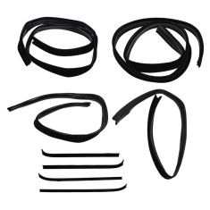 Window Sweep and Weatherstrip Channel (8 Piece SET)