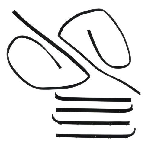 6pc Window Sweep and Run Channel Weatherstrip Kit