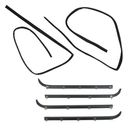 Window Sweep & Run Channel Weatherstrip Seal Set